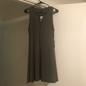 Express Hunter Green Tank Dress